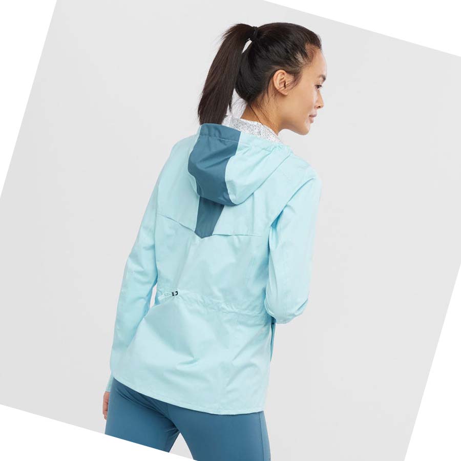 Chaquetas Salomon BONATTI WATERPROOF Mujer Verde Menta | MX 2477DFM